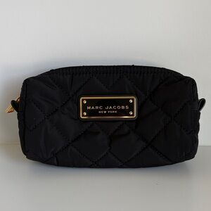 Marc Jacobs Black Quilted Cosmetic Case